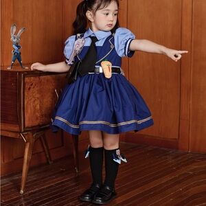 Judy Police Costume for Kids in zootopia